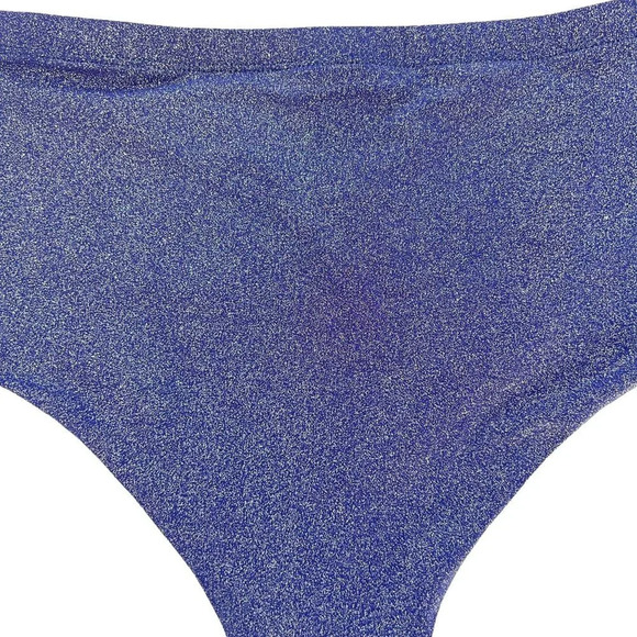 Arabella London Swimwear Navy Glimmer High Waisted Brief - Picture 3 of 6
